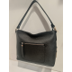 Sac porté épaule en cuir noir "Francinel "
