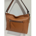 Sac porté épaule en cuir camel "Francinel "