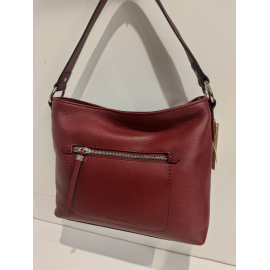 Sac porté épaule en cuir camel "Francinel "