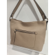 Sac porté épaule en cuir bordeaux "Francinel "