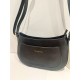 Sac porté travers en cuir noir "Francinel "