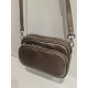Sac multi poches en cuir camel "Francinel "