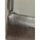 Sac porté travers en cuir gris "Manna"