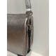Sac porté travers en cuir gris "Manna"