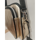 Grand sac en cuir moutarde "Manna"