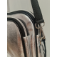 Grand sac en cuir bleu  "Manna"