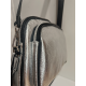 Grand sac en cuir bleu  "Manna"