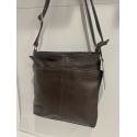 Sac en cuir souple marron"Manna"
