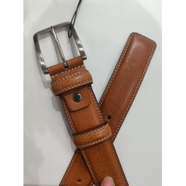 Ceinture en cuir marine "Manna"