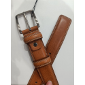 Ceinture en cuir camel "Manna"