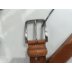 Ceinture en cuir marine "Manna"