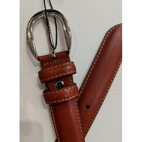 Ceinture en cuir camel"Manna"