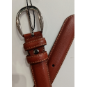 Ceinture en cuir camel"Manna"