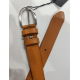 Ceinture en cuir noir "Manna"