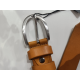 Ceinture en cuir noir "Manna"