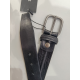 Ceinture en cuir noir "Manna"