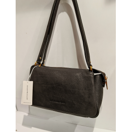 Petit sac en cuir noir"Arthur et Aston"