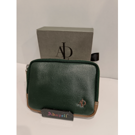 Porte monnaie  en cuir taupe" "Adapell"