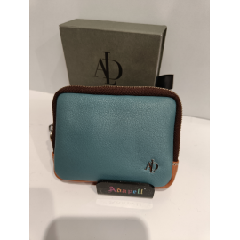 Grand porte monnaie en cuir au trois couleurs "Adapell"