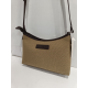 Sac en synthétique camel et toile beige "Arthur et Aston"