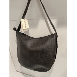 Sac en synthétique noir "Mocca"