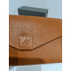 Grand portefeuille en cuir noir ,bleu et taupe "Adapell"