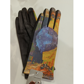 Gant motif peinture 