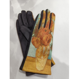 Gant motif peinture 