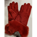 Gant rouille fourrure 