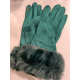 Gant rouille fourrure 