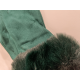Gant rouille fourrure 