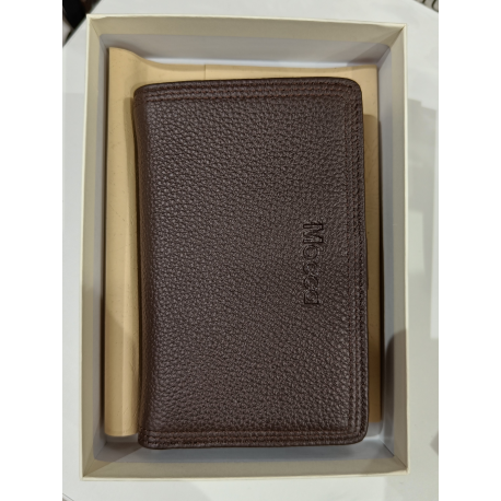 Porte monnaie en cuir kaki "Mocca"