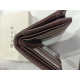 Porte monnaie en cuir kaki "Mocca"