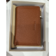 Porte monnaie en cuir marron "Mocca"