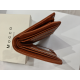 Porte monnaie en cuir marron "Mocca"