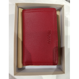 Porte monnaie en cuir camel "Mocca"