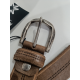 Ceinture en cuir TAUPE "Manna"