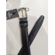 Ceinture en cuir noir "Manna"