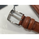 Ceinture en cuir camel "Manna"
