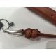 Ceinture en cuir camel "Manna"