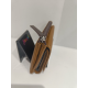 Porte monnaie  en cuir  orange, marron et taupe" "Adapell"