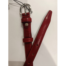 Ceinture en cuir rouge"Manna"