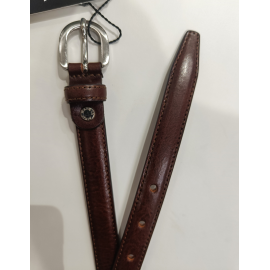 Ceinture en cuir marron "Manna"