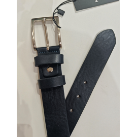 Ceinture en cuir marine "Manna"