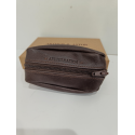Porte monnaie en cuir marron "Arthur et Aston"