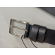 Ceinture en cuir noir "Manna"