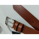 Ceinture en cuir camel "Manna"