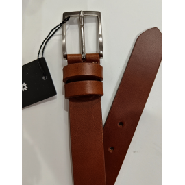Ceinture en cuir camel "Manna"