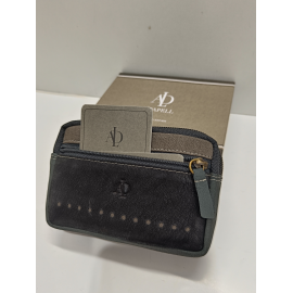 Porte clé en cuir rose "Adapell"