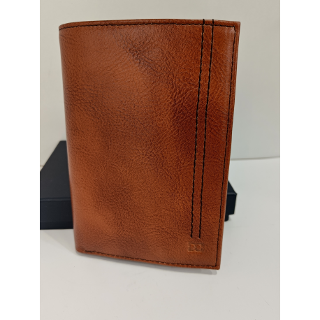 Portefeuille en cuir noir "David William"